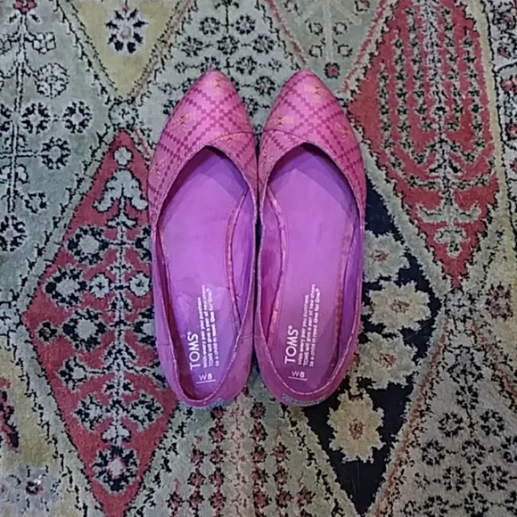 Aztec print Tom's flats - Picture 3 of 6